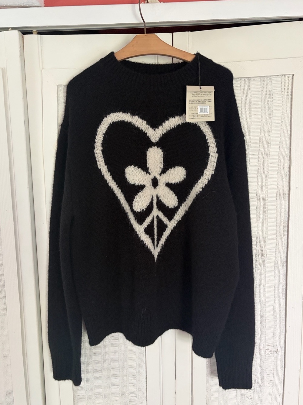 ALL-SAINTS finden crewneck wool sweater M NWT - Picture 3 of 8